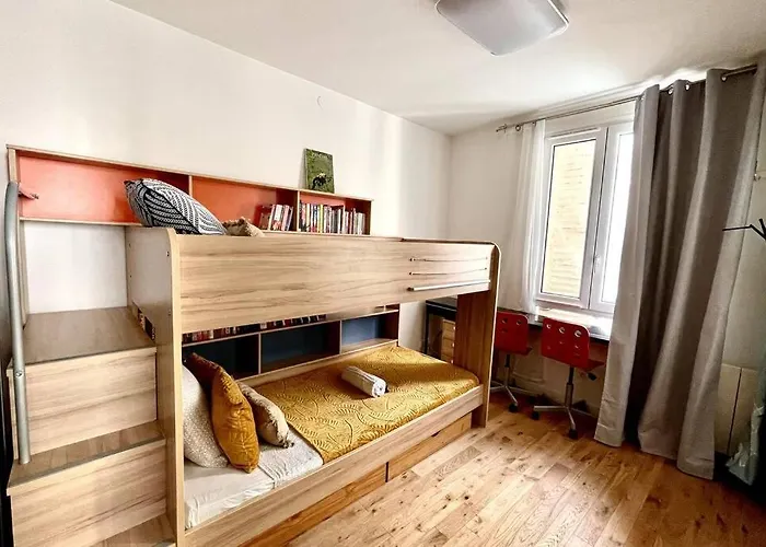 Exceptionnelle Maison De ✧cour Privee ✧metro Apartament Paryż